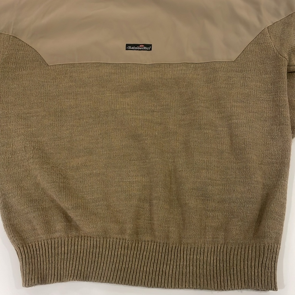 The RainSwetter outdoor tan sweater size XL mens - Picture 3 of 9
